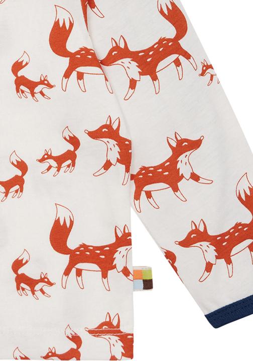 Produktbild loud + proud Shirt Druck Fuchs Terracotta (74)