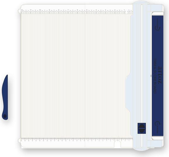 Produktbild Artoz Falzbrett weiss Schneide- und Prägeset, mit Falzbein schwarz