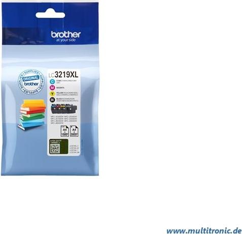 Produktbild Brother LC-3219XL Value Pack (Color, BK)