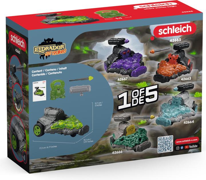 Produktbild Schleich Stein Düsenjet Fahrzeug mit Mini Cretaure