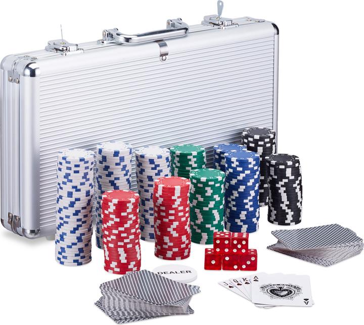 Productafbeelding Relaxdays Poker geval (Meertalig)