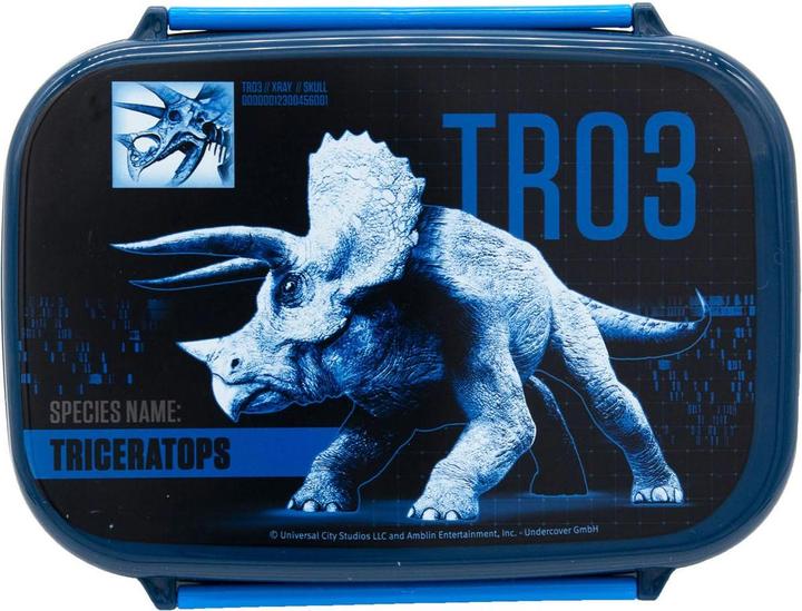 Actual product image Scooli Lunchbox Jurassic World Blue