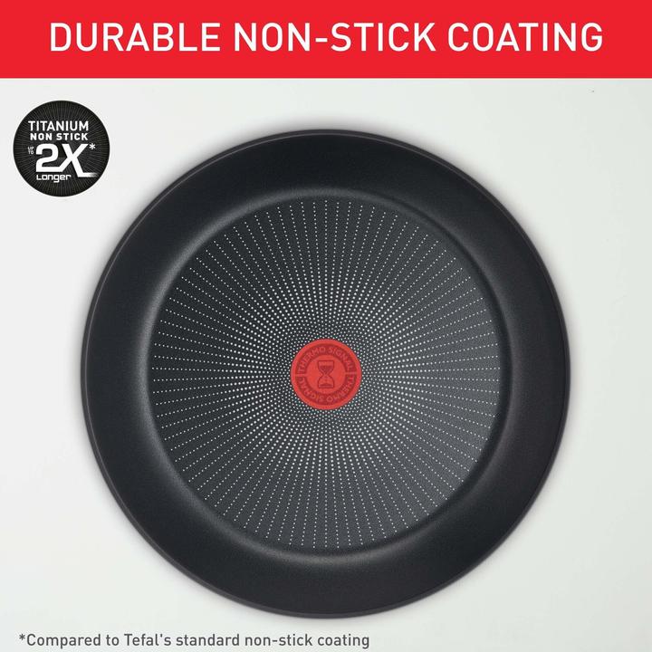 Actual product image Tefal L8977774 (26 cm, Frying pan, Wok, Aluminium, Stainless steel)