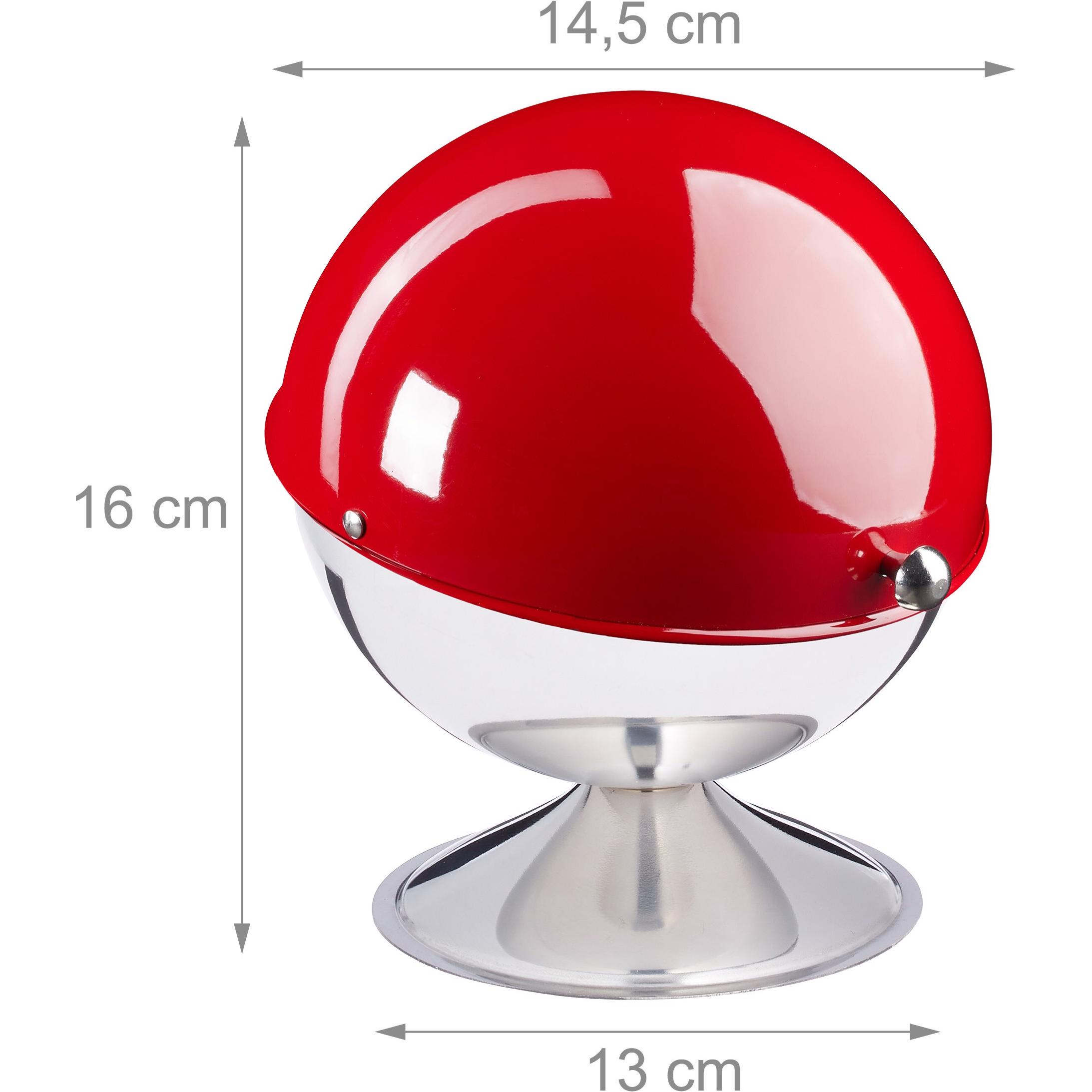 Thumbnail - Relaxdays Zuckerdose, Vorratsbehälter, Silber