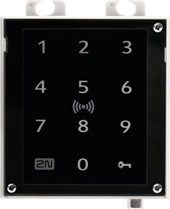 2N Multireader Access Unit 2.0 Touch Keypad & RFID Secured (Elektronische Zahlenkombination, Schlüsselkarte)
