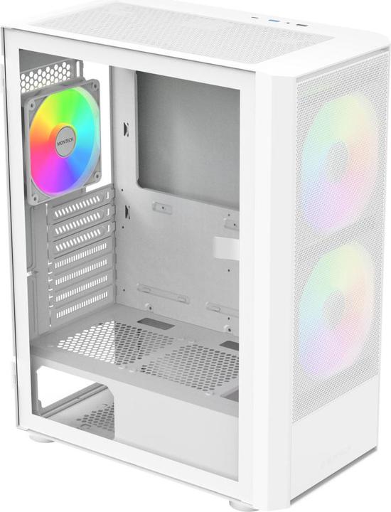 Produktbild Montech PC-Gehäuse X2 PLUS (W) / X2 PLUS Weiss (ATX, mATX, Mini-ITX)