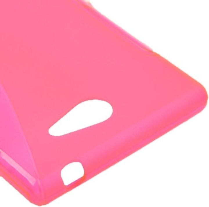 Produktbild König Design Handyhülle S Line TPU Tasche für Sony Xperia M2 S50h Pink (Sony Xperia M2)