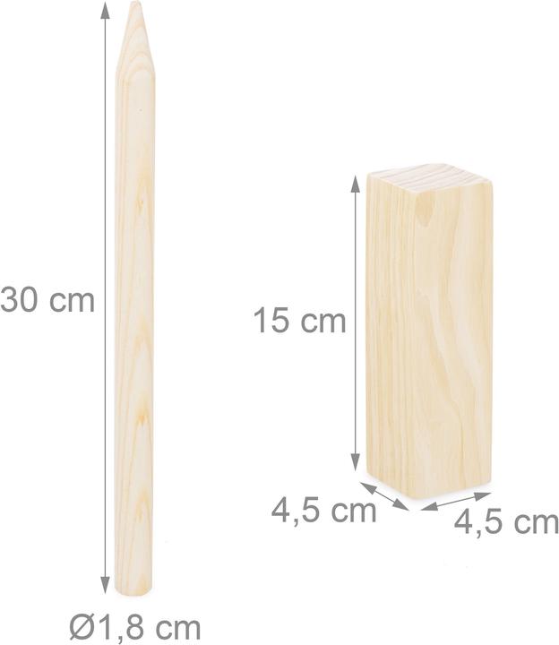 Actual product image Relaxdays Kubb