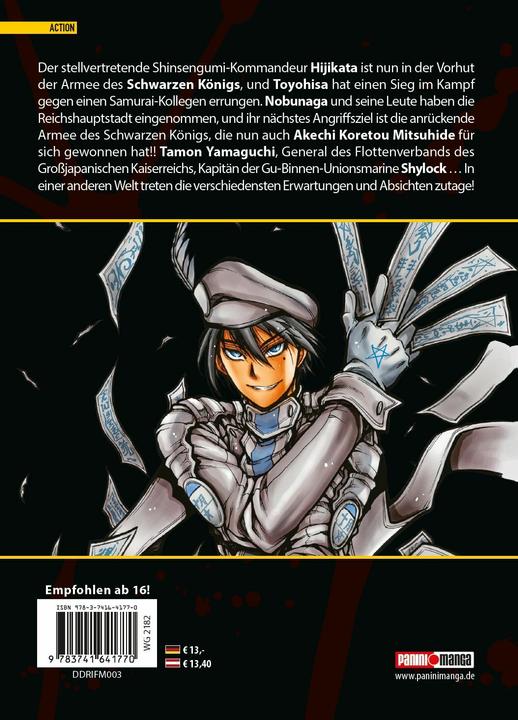 Actual product image Panini Drifters Max 03 (German, Burkhard Höfler, Kohta Hirano, 2025)