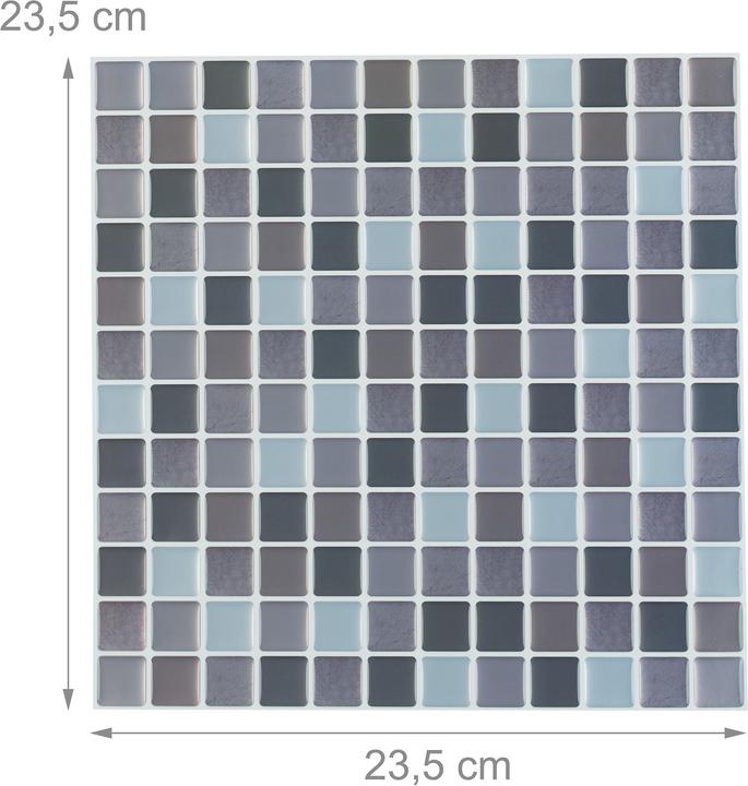 Actual product image Relaxdays Tile stickers (23.50 x 23.50 cm)