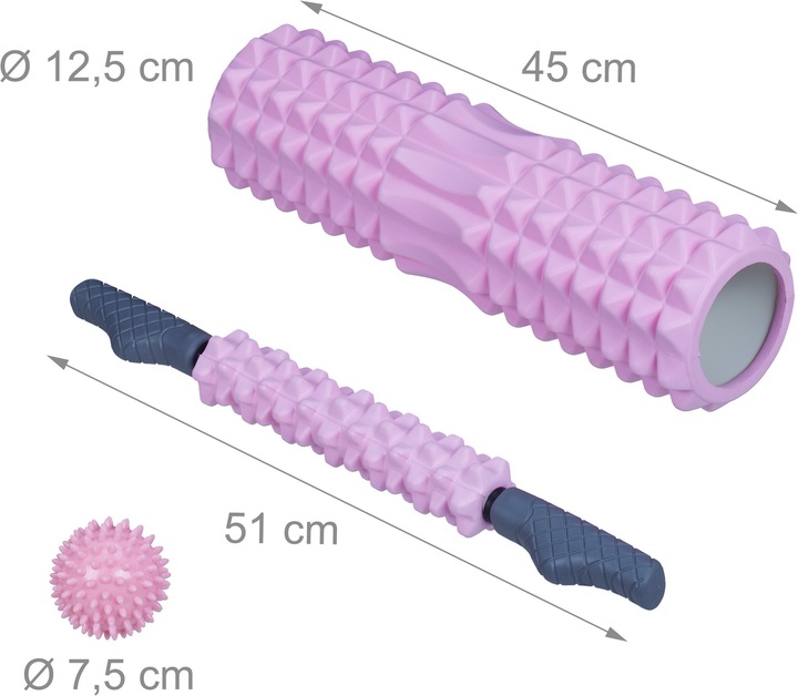 Actual product image Relaxdays Fascia roller