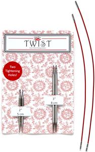 ChiaoGoo Pointes d'aiguilles interchangeables TWIST Short Combo / 4 pièces (2 paires)