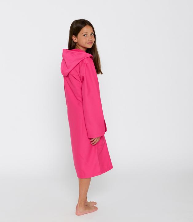 Produktbild Nabaiji Kids’ microfibre compact hooded bathrobe in pink (122)