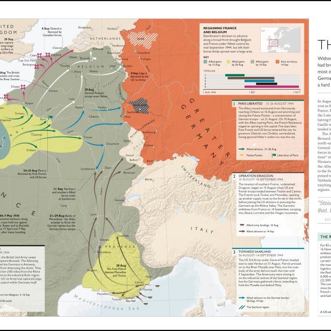 Actual product image World War II Map by Map (English, Peter Snow, Richard Overy, 2019)