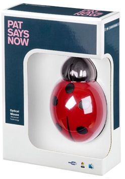 Produktbild Pat Says Now Ladybug Optical Mouse (Kabelgebunden)