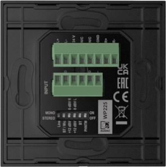 Produktbild Audac Wandpaneel WP225/B XLR-Mikrofon + 3 5-mm-Klinke Bluetooth schwarz