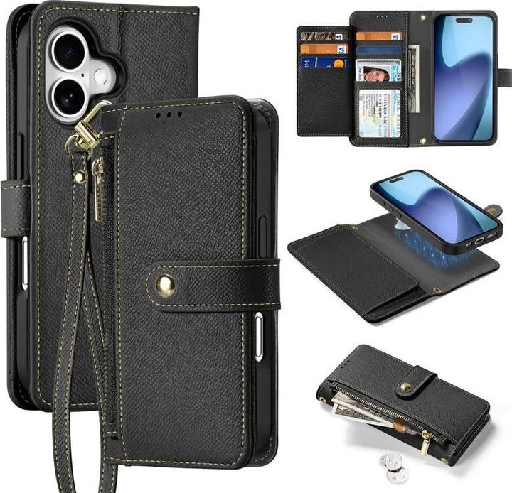 Actual product image Dux Ducis Lawa Series MagSafe Kunstleder Bookcover Hülle (Apple iPhone 17)