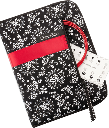 ChiaoGoo Needle Set Interchangeable Needle Tips Twist Red Lace