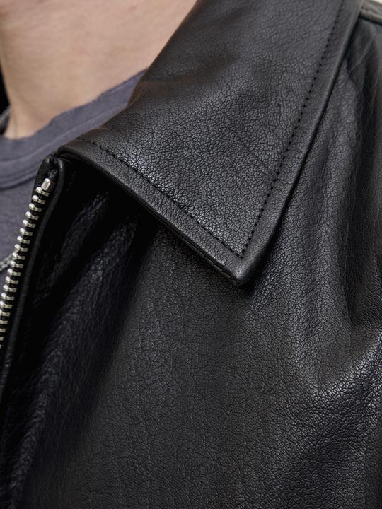 Actual product image Jack & Jones Lederjacke Lederjacke (S)