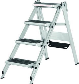 Productafbeelding Hymer-Leitern Escalier de sécurité avec arceau 6061 (Trapladder)
