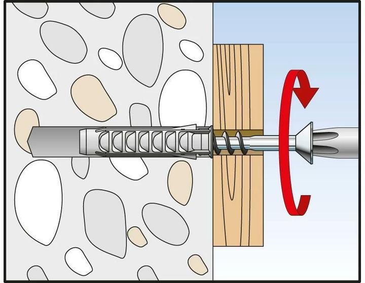Produktbild Fischer 90868 Unidübel UX 6X35 R NV (50 Stk.)