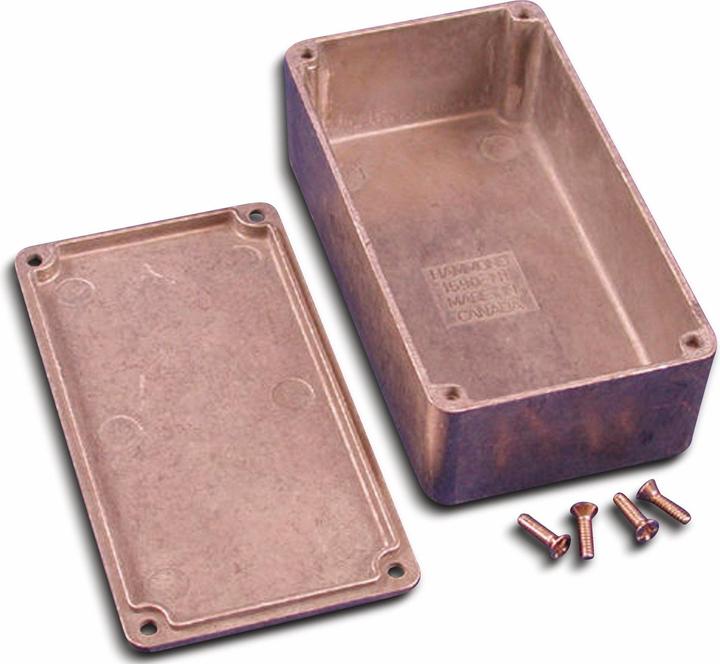 Produktbild Hammond Aluminium-Gehäuse, 1590N1, 121,1x66x39,3 mm (Gehäuse)