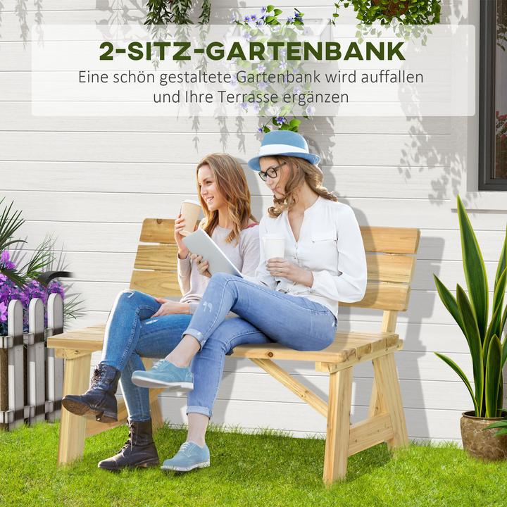 Actual product image Outsunny Garden bench