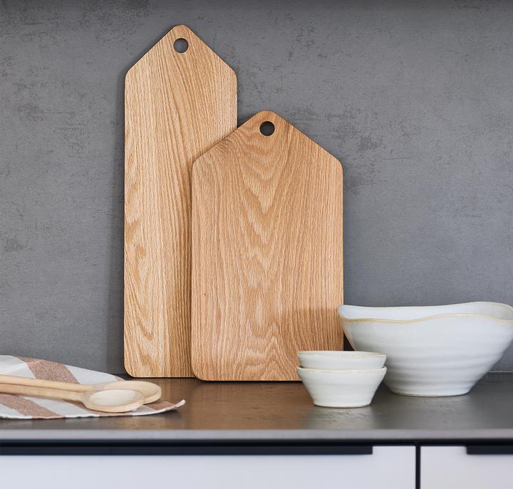 Image du produit Zeller Present Planche à découper chêne 36x20x1.5 cm