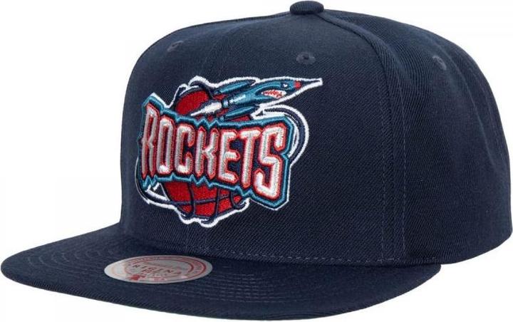Actual product image Mitchell & Ness Houston Rockets Team Ground Snapback Hwc Rockets Kappe
