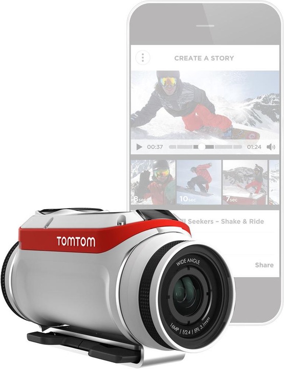 Produktbild TomTom Bandit Action Camera (15p, Full HD, WLAN, Bluetooth)