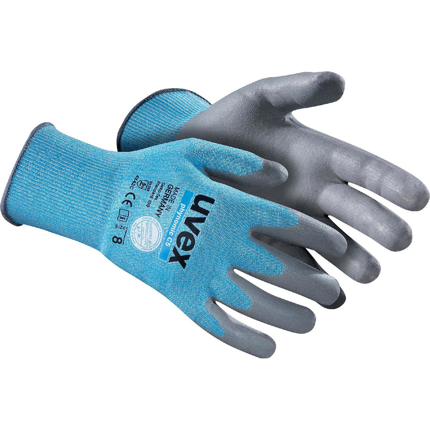 Uvex Safety, Schutzhandschuhe, Schnittschutzhandschuh phynomic C5 Gr. 8 (8)