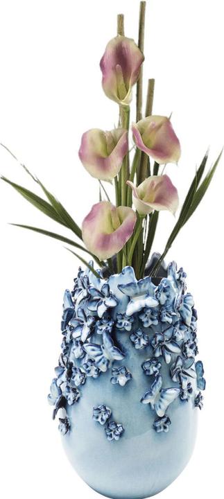 Immagine prodotto Kare Design Vaso Farfalle Lightblue 35cm (1 x, 23 x 23 x 36 cm)