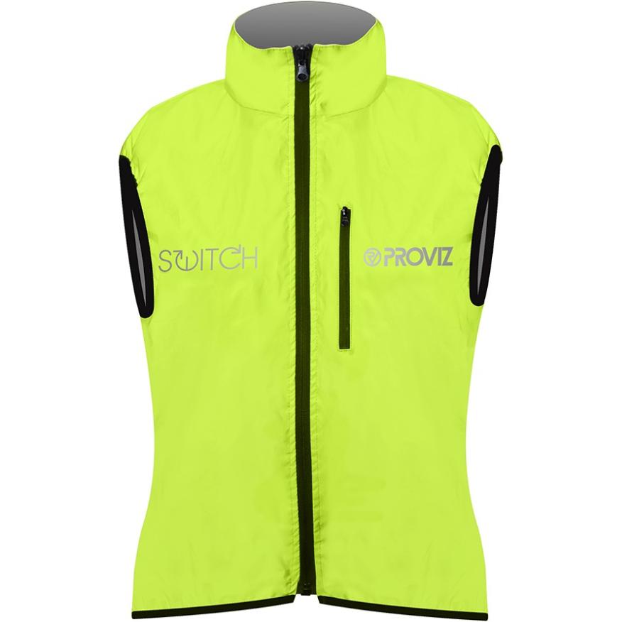Proviz, Damen, Velojacke, Switch Gilet (L), Gelb, L