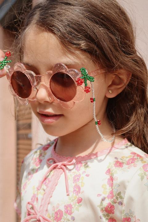 Actual product image Konges Slojd Junior Sonnenbrille Flower Glitter