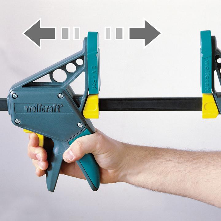 Actual product image wolfcraft 1 EHZ - One-handed clamp PRO 100/915mm (915 mm)