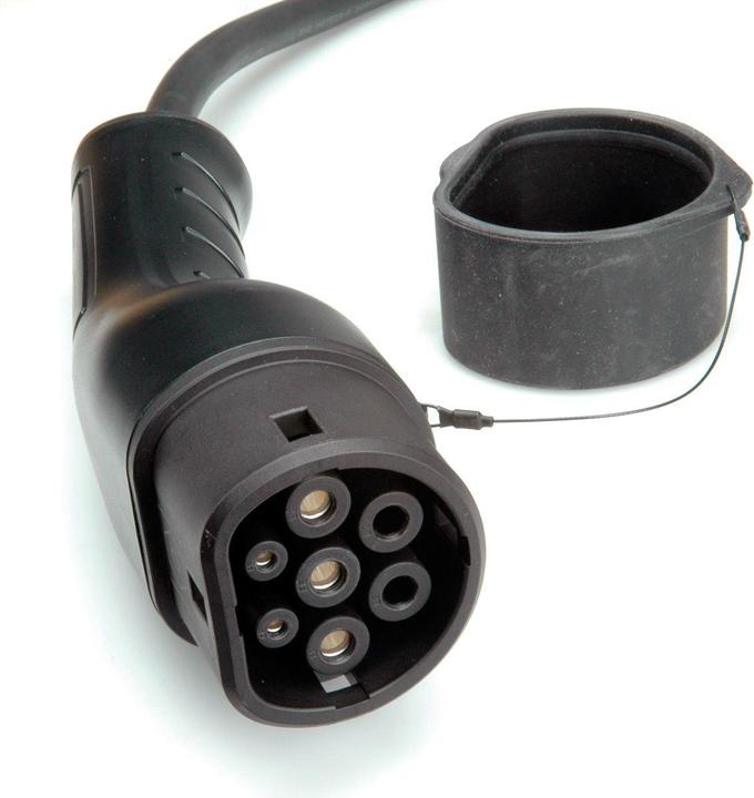 Image du produit Roline Câble de recharge pour voiture électrique Type2, triphasé (Type 2, 11 kW, 16 A, 5 m)