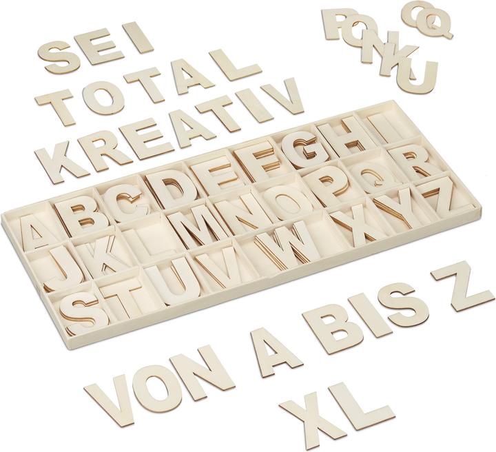 Relaxdays Lettres bois