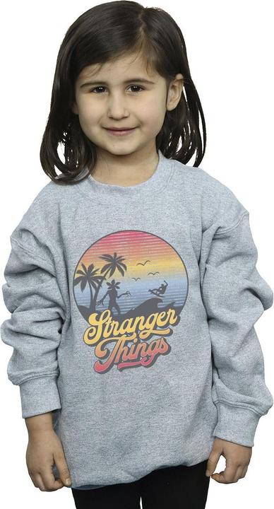 Actual product image Netflix Girls Stranger Things LA Gradient Sweatshirt (140, 146)
