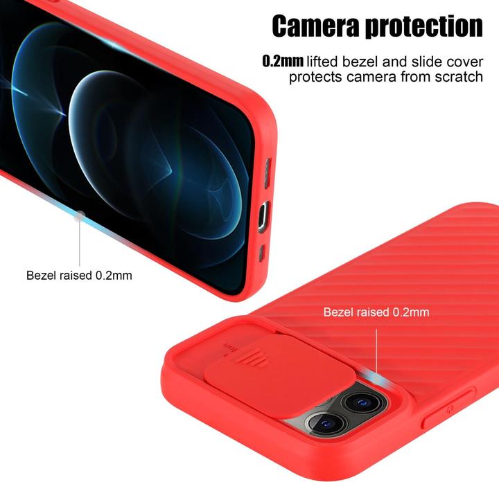 Actual product image Cadorabo TPU cover with camera protection (Apple iPhone 13 Pro Max)