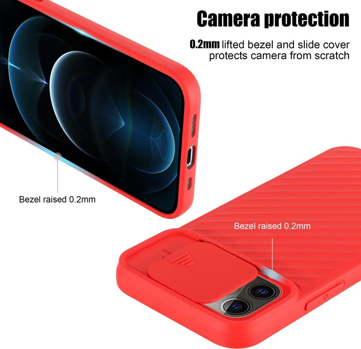 Image du produit Cadorabo Couverture TPU avec protection pour appareil photo (Apple iPhone 13 Pro Max)