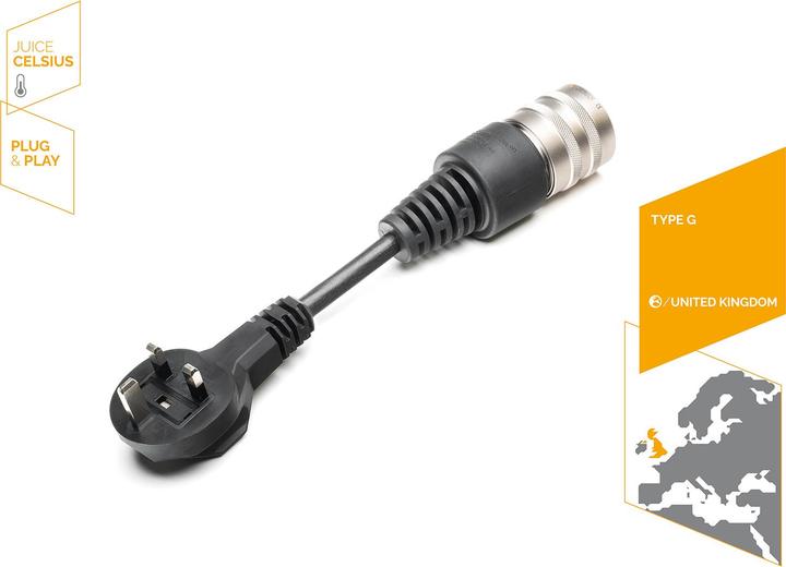 Immagine prodotto Juice Technology Adattatore per connettore Juice di tipo G (GB) (BS 1363, 3 kW, 13 A)