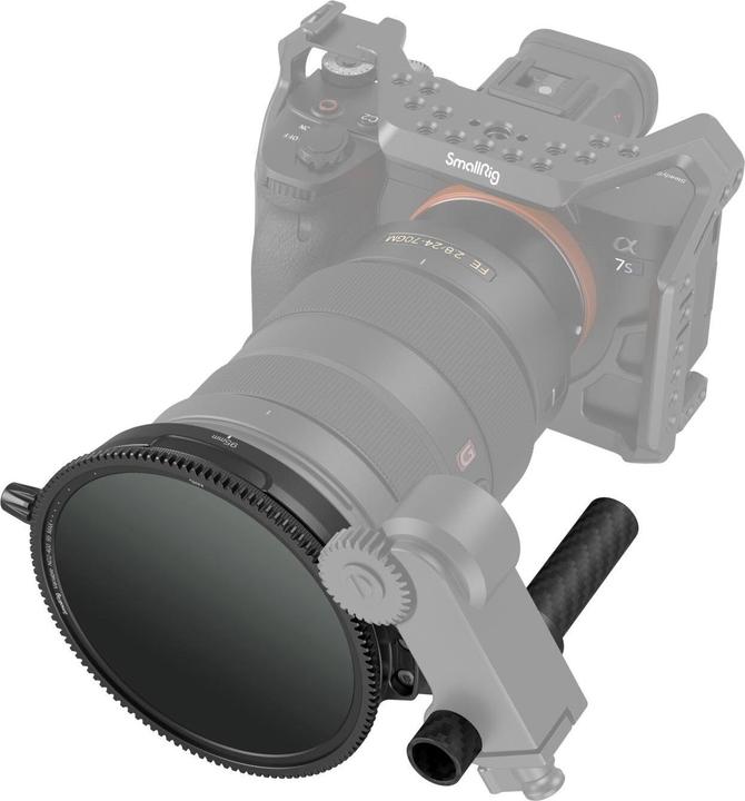 Image du produit SmallRig Filtre d'objectif CPL-VND Kit de filtre avec Rod Clamp - 95 mm (95 mm, Filtre gris neutre, Filtre polarisant)