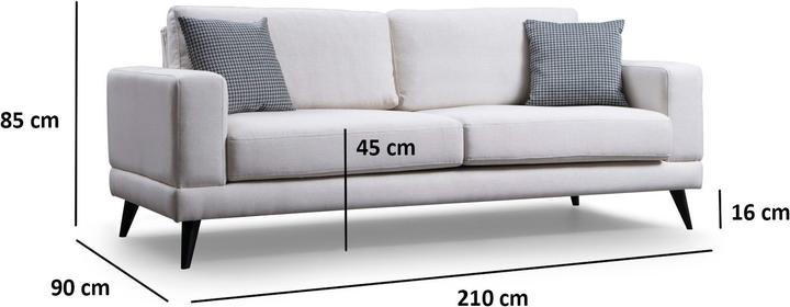 Produktbild Atelier del Sofa Aila (3-Sitzer)