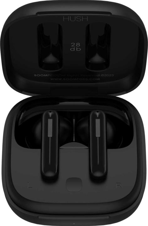 Produktbild Boompods Bassline Hush Black (ANC, 30 h, Kabellos)