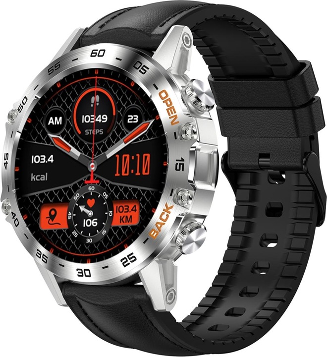Gravity SMARTWATCH MĘSKI GT9-6 - WYKONYWANIE POŁĄCZEŃ, CIŚNIENIOMIERZ (sg021f)