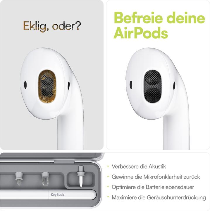 Produktbild Keybudz AirCare 2.0 Reinigungsset (AirPods)