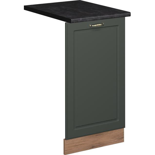 Vichy Fame-Line, Grün-Gold Landhaus/Goldkraft Eiche, 45 cm, AP Anthrazit, Geschirrspüler Zubehör, Grün