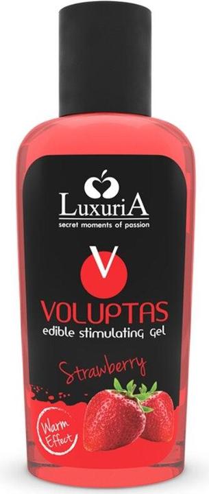 Actual product image Luxuria Voluptas Edible Stimulating Jelly Effect - Strawberry 100 ml (100 ml)