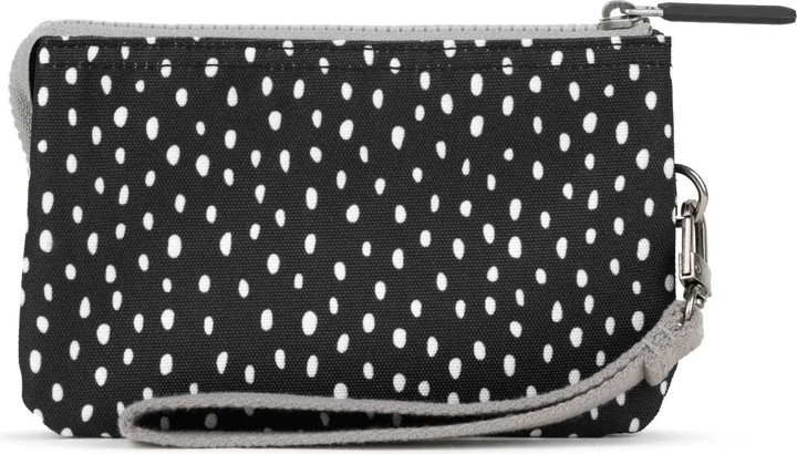 Immagine prodotto Roka London Carnaby Drizzle Ash Black Zip Pull con W/Strap Medium Tela riciclata
