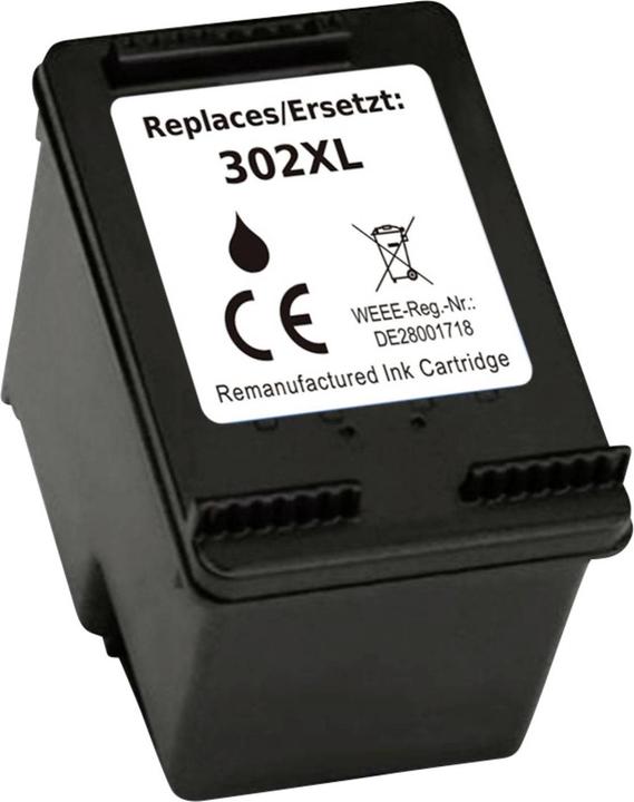 Renkforce Tintenpatrone ersetzt HP 302 (F6U68AE) Kompatibel Schwarz RF-I-HP302X